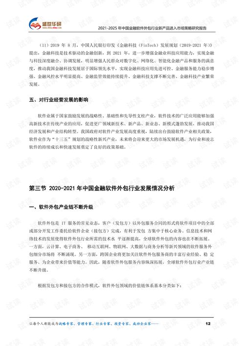 2021-2025年中國(guó)金融軟件外包行業(yè)新產(chǎn)品進(jìn)入市場(chǎng)策略研究報(bào)告